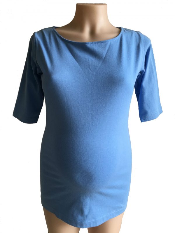 Light Blue Maternity T-shirt