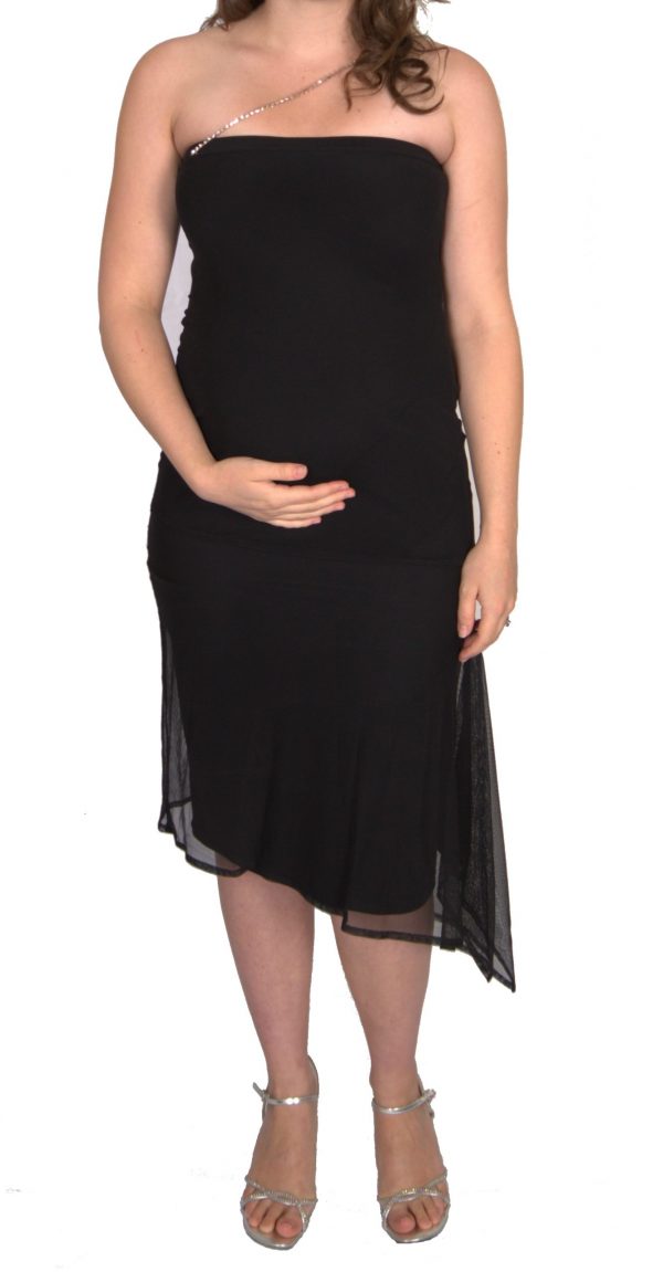 Strapless Maternity Dress