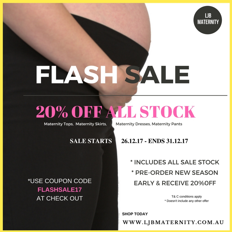 Boxing day Maternity Wear Sale is on at Ljb Maternity » LJB